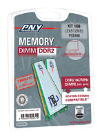 PNY Dimm DDR2 667MHz kit 1GB (2x512MB)