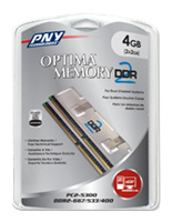 PNY Dimm DDR2 667MHz kit 4GB (2x2GB)
