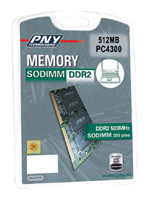 PNY Sodimm DDR2 533MHz 512MB