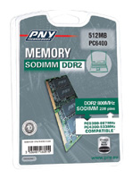 PNY Sodimm DDR2 800MHz 512MB