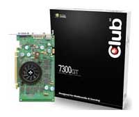 Club-3D GeForce 7300 GT 350Mhz PCI-E 256Mb