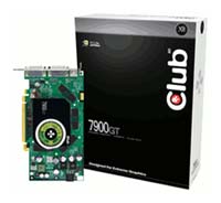 Club-3D GeForce 7900 GT 450Mhz PCI-E 256Mb
