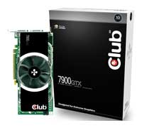 Club-3D GeForce 7900 GTX 650Mhz PCI-E 512Mb