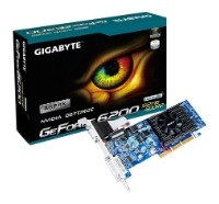 GIGABYTE GeForce 6200 350Mhz AGP 512Mb 600Mhz