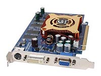 GIGABYTE GeForce 6600 300Mhz PCI-E 128Mb 400Mhz