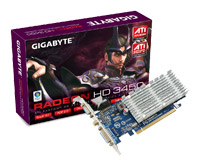 GIGABYTE Radeon HD 3450 600Mhz PCI-E 2.0
