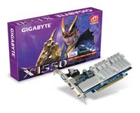 GIGABYTE Radeon X1550 550Mhz PCI-E 128Mb 800Mhz