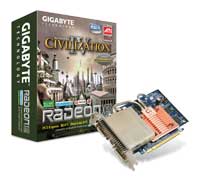 GIGABYTE Radeon X1650 Pro 600Mhz PCI-E 256Mb