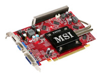 MSI Radeon HD 4650 600Mhz PCI-E 2.0