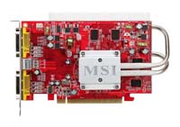 MSI Radeon X1650 Pro 600Mhz PCI-E 256Mb