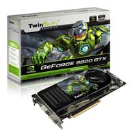 TwinTech GeForce 8800 GTX 575Mhz PCI-E 768Mb