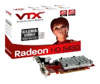 VTX3D Radeon HD 5450 650Mhz PCI-E 2.1