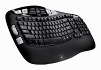 Logitech Wireless Keyboard K350 Black USB