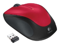 Logitech Wireless Mouse M235 Red-Black USB