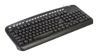 Oklick 320 M Multimedia Keyboard Black PS/2
