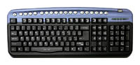 Oklick 320 M Multimedia Keyboard Silver PS/2