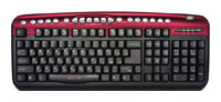 Oklick 330 M Multimedia Keyboard Red PS/2