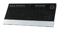 Perixx PERIBOARD-307 Black-Silver USB