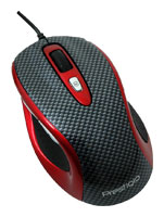 Prestigio S size Mouse PJ-MSO1 Carbon-Red USB