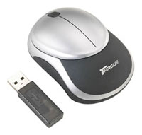 Targus Rechargeable Stow-N-Go Wireless Optical Mouse Silver-Black